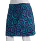 Womens Zac & Rachel Pull On Maritime Medallion Skort - image 2