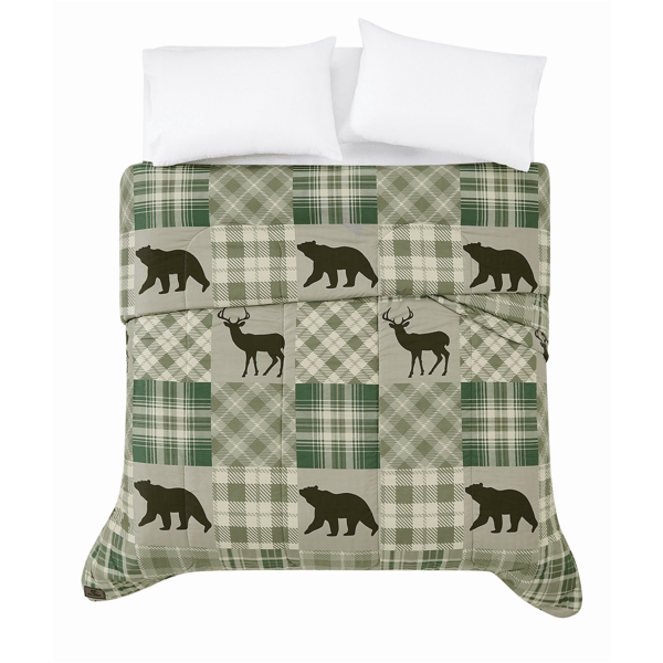 Mossy Oak Bear Patchwork Comforter