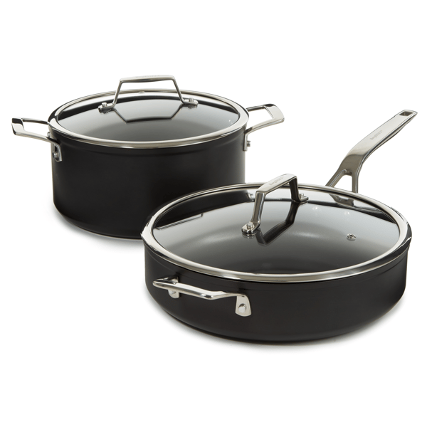 BergHOFF Essentials 4pc. Nonstick Simmer Set with Glass Lids