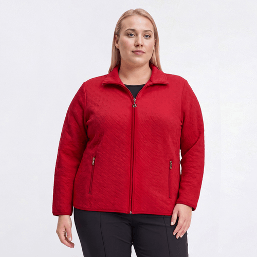 Plus Size Hasting & Smith Solid Quilted Jacket