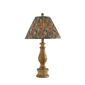 Adesso Faye Tall Table Lamp with Soft Pleated Floral Fabric Shade - image 1