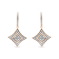 Haus of Brilliance Round Diamond Accent Dangle Rhombus Earrings - image 2