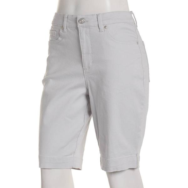 Petite Gloria Vanderbilt Solid Amanda Bermuda Shorts