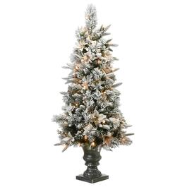 National Tree Pre-Lit 4ft. Frosted Colonial Fir Entrance Tree