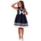 Girls &#40;4-6x&#41; Bonnie Jean Sleeveless Dot Stripe Nautical Dress - image 2