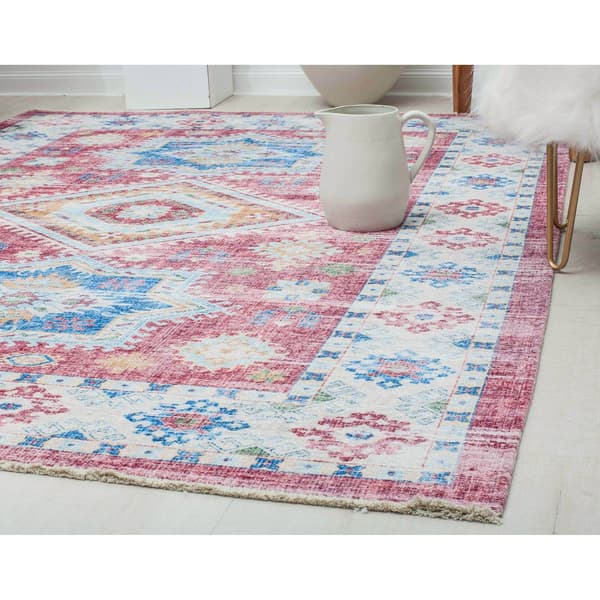 Rugs America™ Iggi Righteous Rosie Transitional Vintage Area Rug