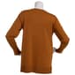 Womens Retrology Crew Neck Button Sleeve Side Slit Sweater - image 9