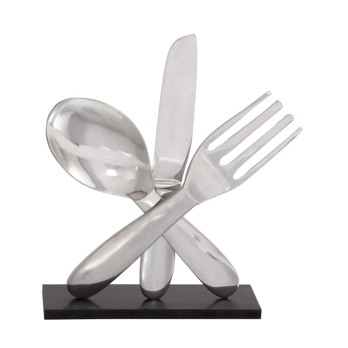 9th &amp; Pike(R) Kitchen Utensil Aluminum Sculpture