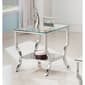 Coaster Square End Table w/Mirrored Shelf - Chrome - image 1