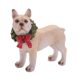Melrose Holiday Dog with Scarf & Hat Accents - Set of 4