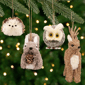 Northlight 4pk. Woodland Critters Christmas Ornaments - image 1
