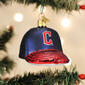 Old World Christmas Cleveland Guardians Baseball Cap Ornament - image 1