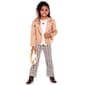 Girls &#40;4-6x&#41; Little Lass&#40;R&#41; 3pc. Suede Jacket & Plaid Leggings Set - image 1