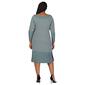 Plus Size 24/7 Comfort Apparel Long Sleeve Sweater Dress - image 2
