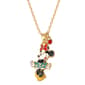 Brass Minnie Mouse 3D Pendant Necklace - image 1