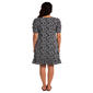 Petite MSK Short Puff Sleeve Floral A-Line Dress - image 3