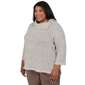 Plus Size Alfred Dunner Luxe Be A Lady Cowl Neck Sweater - image 3