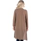 Womens 24/7 Comfort Apparel Waffle Long Sleeve Cardigan - image 2