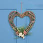 Northlight Seasonal Wrapped Floral Heart Hanging Décor - image 2