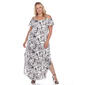 Plus Size White Mark Cold Shoulder Tie-Dye Maxi Dress - image 2