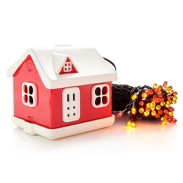 Santas Lighthouse with 100 LED Light String - image 