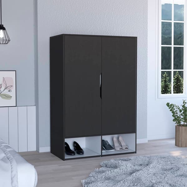 FM FURNITURE Rose Armoire w/ Shelves