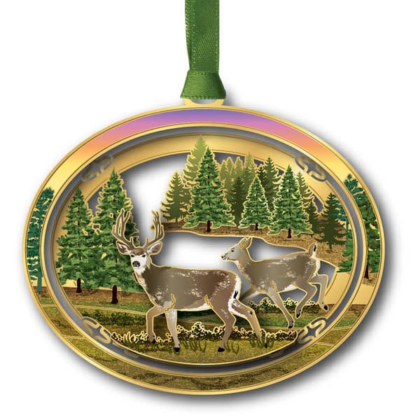 Beacon Design Deer Scene Ornament - image 