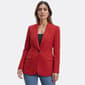 Womens Kasper Long Sleeve One Button Lapel Faux Pockets Blazer - image 2