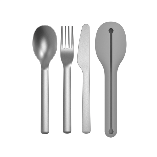 BergHOFF Leo 4pc. 18/10 Stainless Steel Travel Flatware Set
