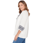 Plus Size Skye’s the Limit Fresh Start Scroll V-Neck Blouse - image 4