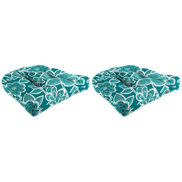 Jordan Manufacturing Halsey Seaglass 2pc. Wicker Chair Cushions - image 