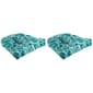Jordan Manufacturing Halsey Seaglass 2pc. Wicker Chair Cushions - image 1