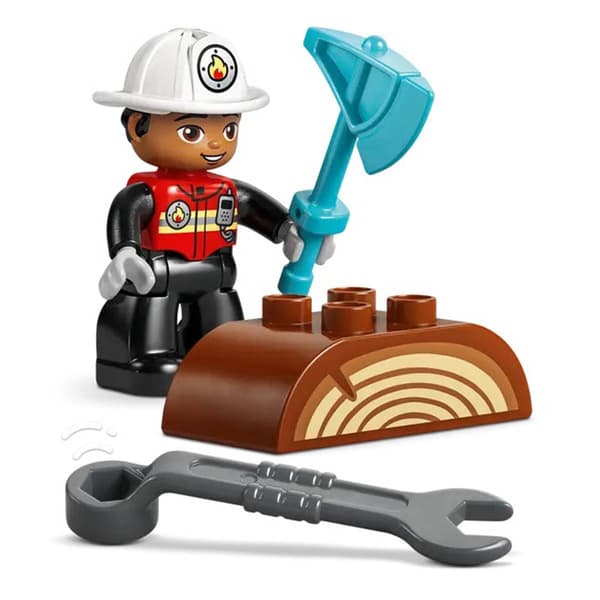 LEGO® DUPLO® Fire Truck w/ Hose & Firefighter Building Kit