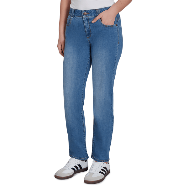 Womens Ruby Rd. Key Items Premium Stretch Straight Leg Jeans