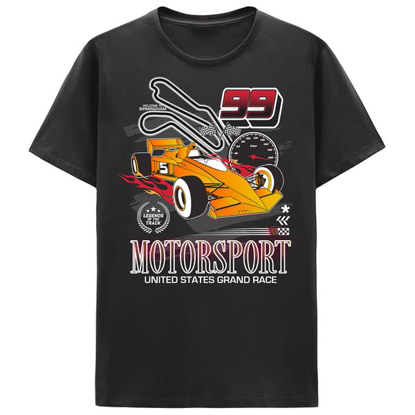 Young Mens Motorsport Short Sleeve Graphic Tee - image 