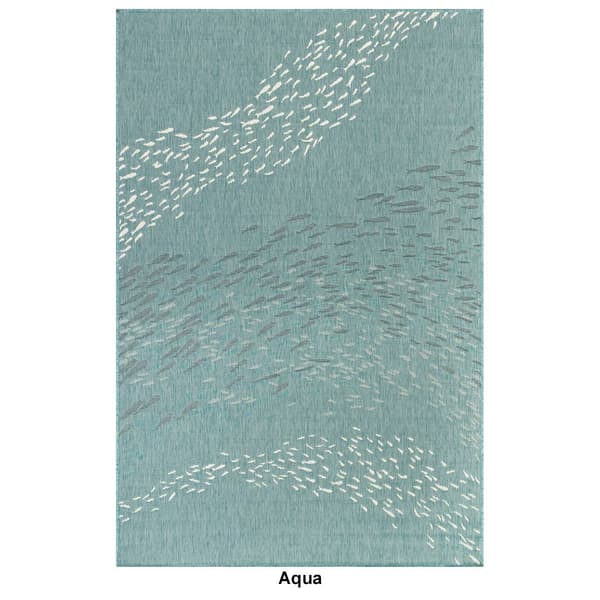 Liora Manne™ Carmel School Of Fish Indoor/Outdoor Area Rug