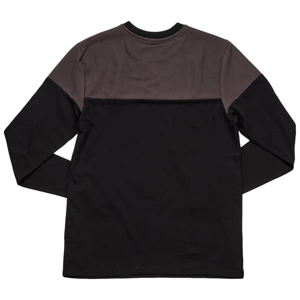 Young Mens Modern Culture Color Block Long Sleeve Tee
