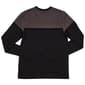 Young Mens Modern Culture Color Block Long Sleeve Tee - image 3
