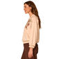 Womens Democracy Long Sleeve V-Neck Embroidered Sweater - image 3