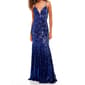 Juniors Emerald Sundae Sequin Strappy Empire Waist Dress - image 3