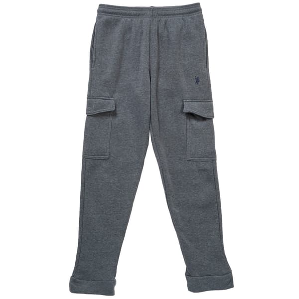 Mens U.S. Polo Assn.&#40;R&#41; Solid Cargo Pocket Jogger Sweatpants