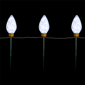 Northlight 3ct. LED Faceted Jumbo Christmas Pathway Markers - image 5