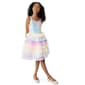 Girls &#40;7-16&#41; Rare Editions Sleeveless Sequin to Ombre Mesh Dress - image 2