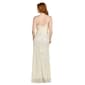 Juniors Morgan & Co. Sequin Paiette 3D A-Line Dress with Slit - image 2