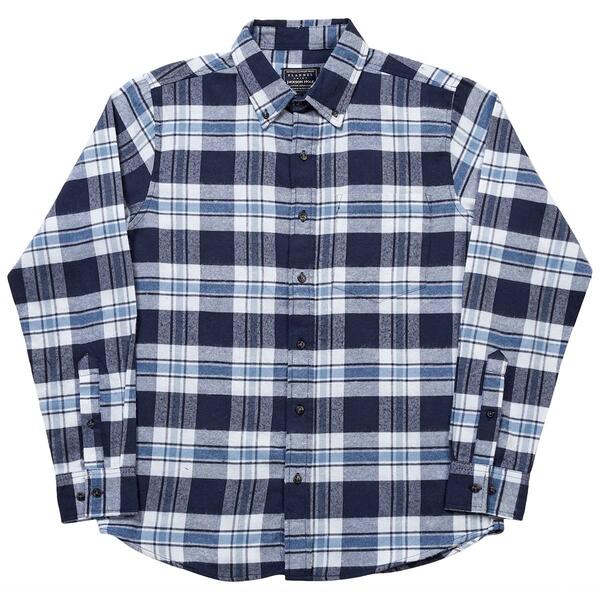 Mens Jackson Hole Flannel Shirt - Blue/White - image 