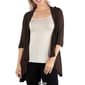 Womens 24/7 Comfort Elbow Length Open Cardigan - image 5