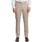 Mens Paisley & Gray&#40;R&#41; Plaid Dress Pants - Light Khaki - image 1