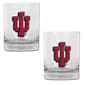 NCAA Indiana Hoosiers 2pc. Rocks Glass Set - image 1