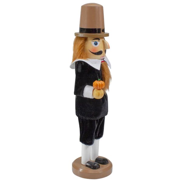 Northlight Seasonal 14in. Pilgrim Man Wooden Nutcracker