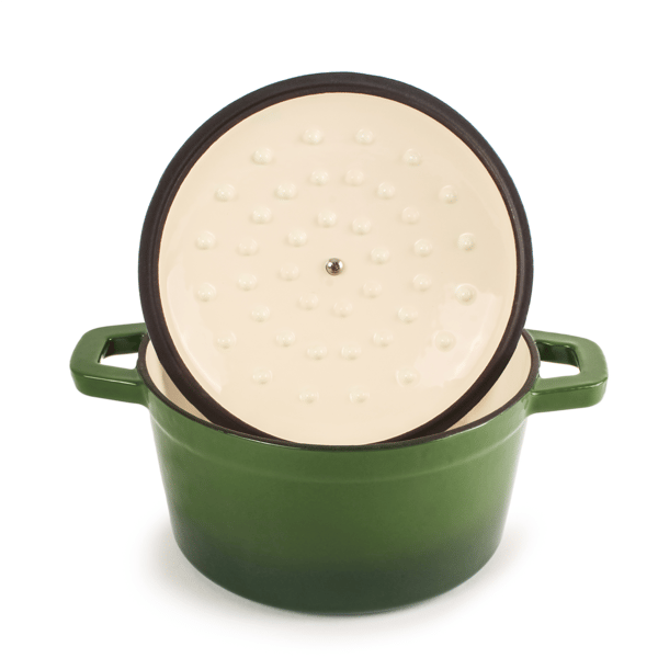 BergHOFF Neo 3pc. Cast Iron Grill Pan & Dutch Oven Cookware Set